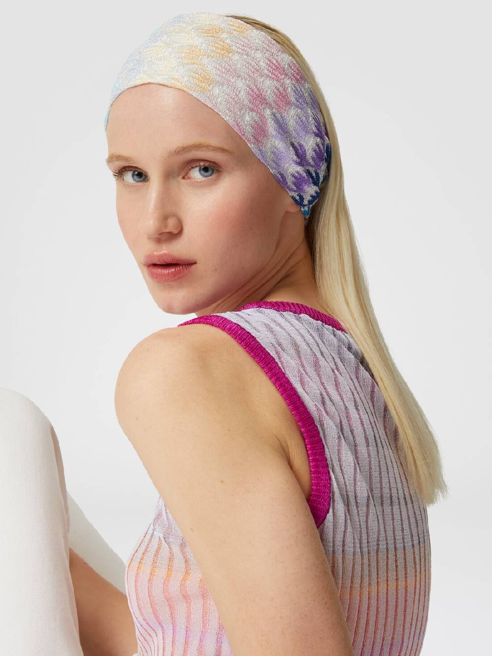 Missoni Fascia in viscosa con lurex Qualità Garantita