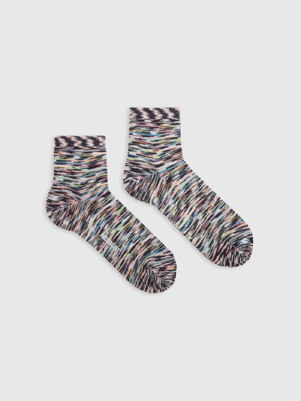 Missoni Calze in maglia di cotone e viscosa fiammata Acquista Ora