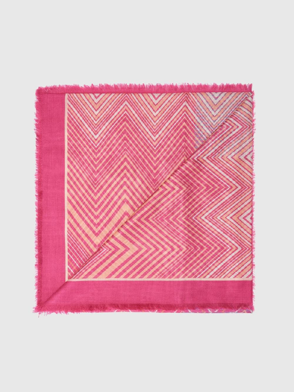Missoni Scialle in modal e seta chevron Promozione Limitata