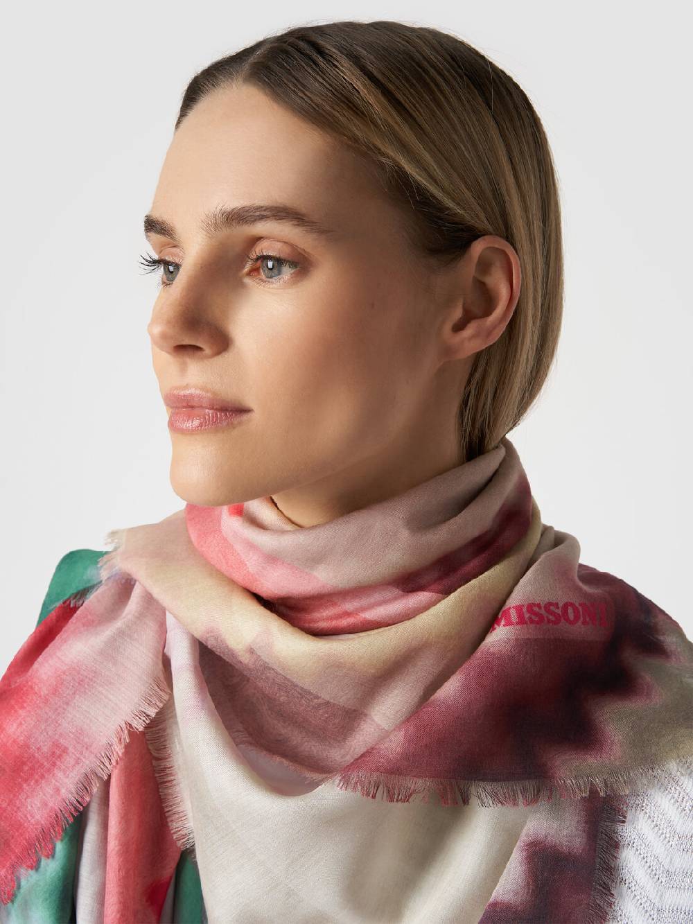Missoni Scialle in modal e seta con motivo zig zag Prezzo Ridotto