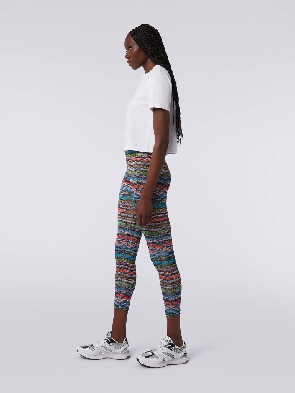 Missoni Leggings in tessuto stretch stampa zig zag Economico