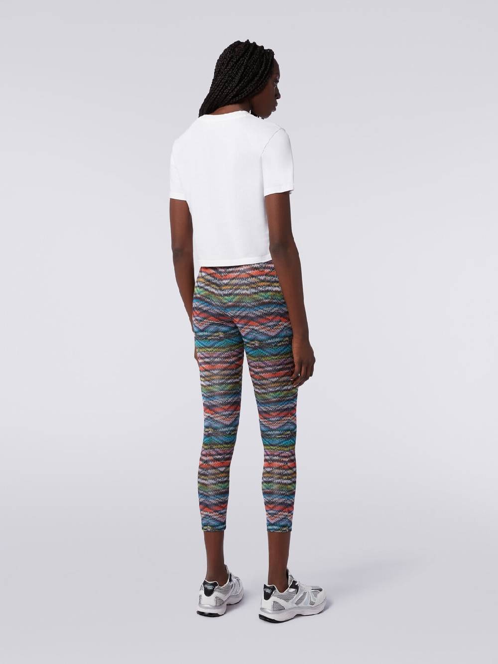 Missoni Leggings in tessuto stretch stampa zig zag Economico