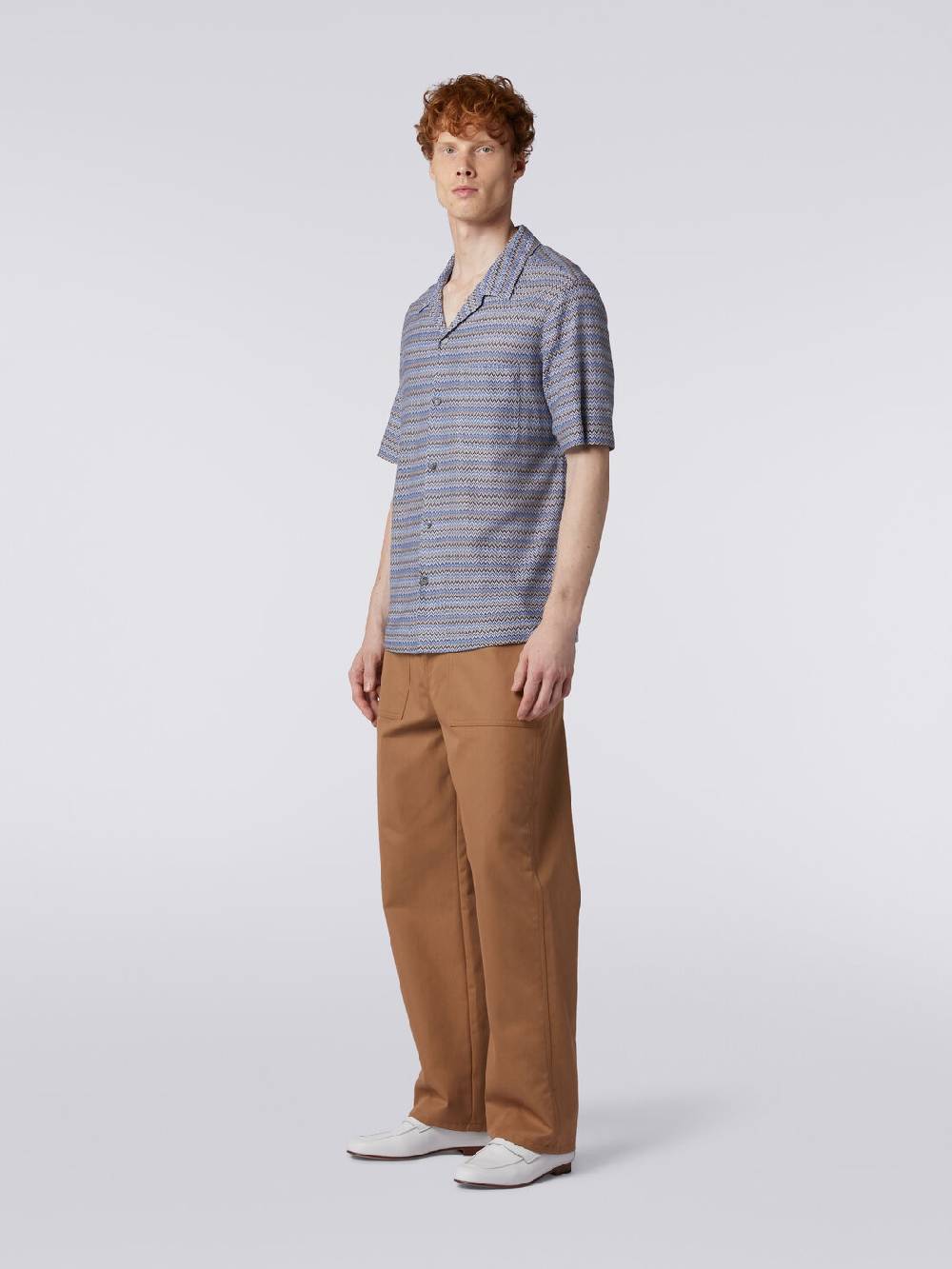 Missoni Camicia a maniche corte modello bowling zig zag Hotsell