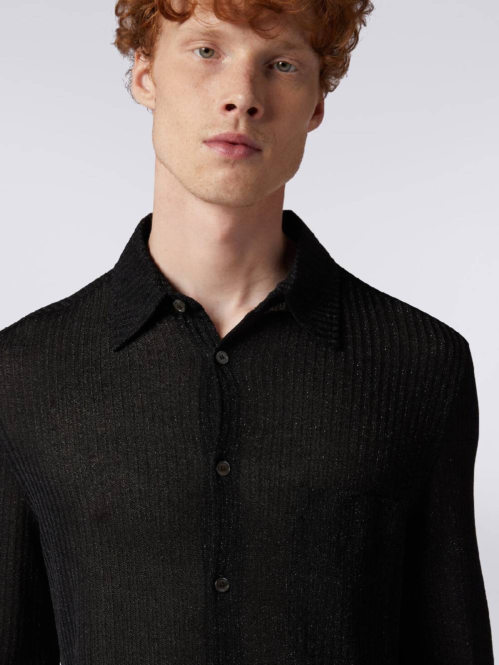 Missoni Camicia a maniche lunghe in misto viscosa con lurex Vendita Calda