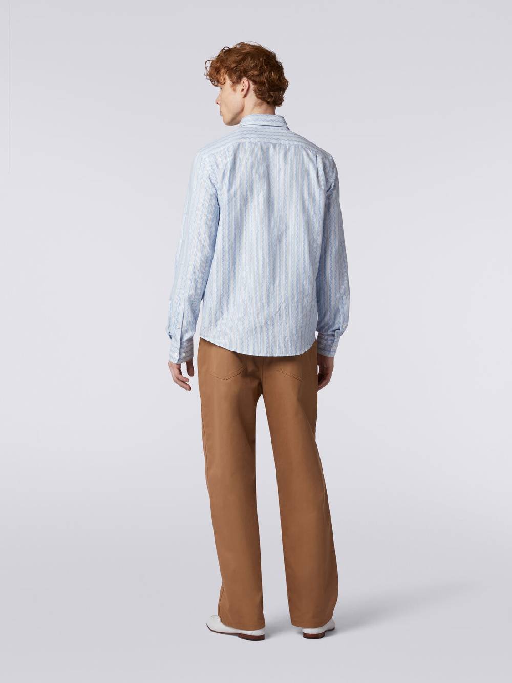 Missoni Camicia a maniche lunghe in popeline di cotone Saldi Di Fabbrica