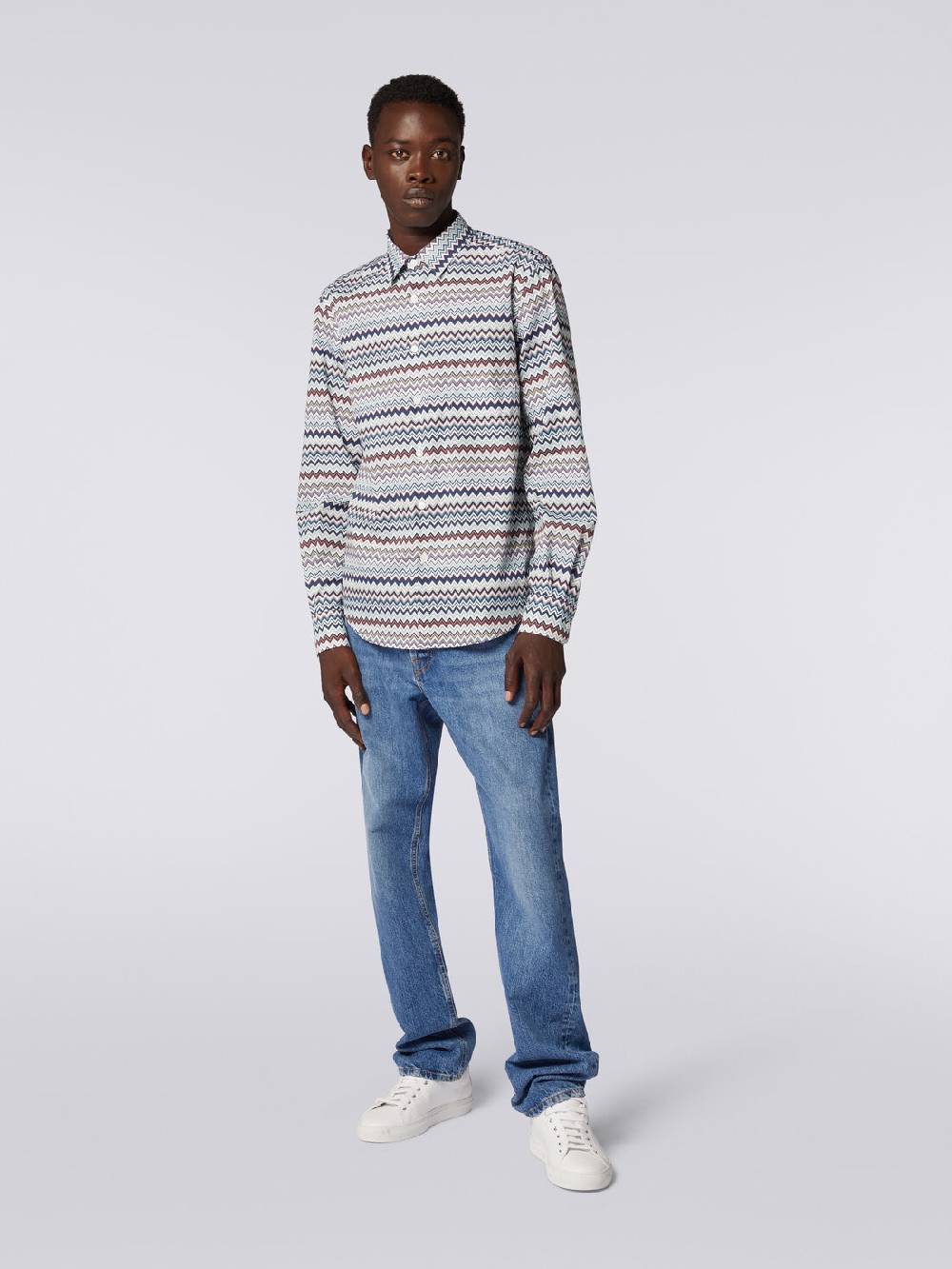 Missoni Camicia a maniche lunghe con stampa zig zag I Più Venduti