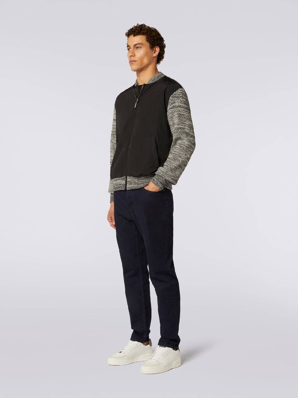 Missoni Bomber in misto cotone e nylon In Saldo