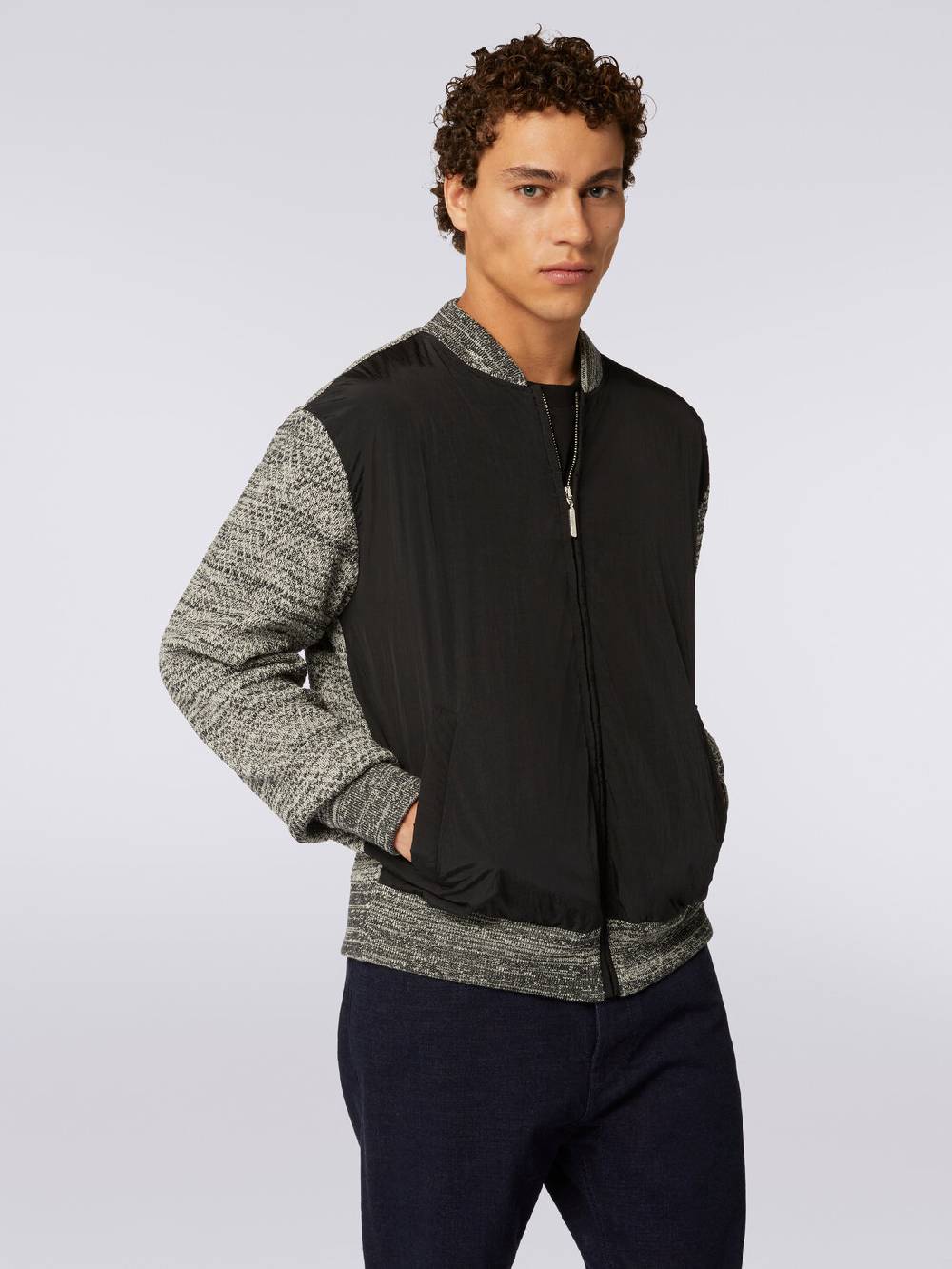 Missoni Bomber in misto cotone e nylon In Saldo