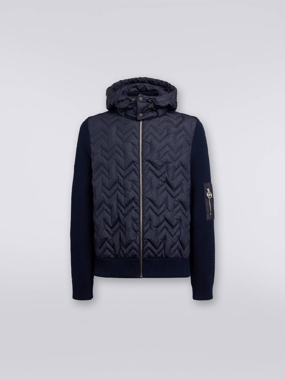 Missoni Piumino in cotone e nylon con cappuccio Moda