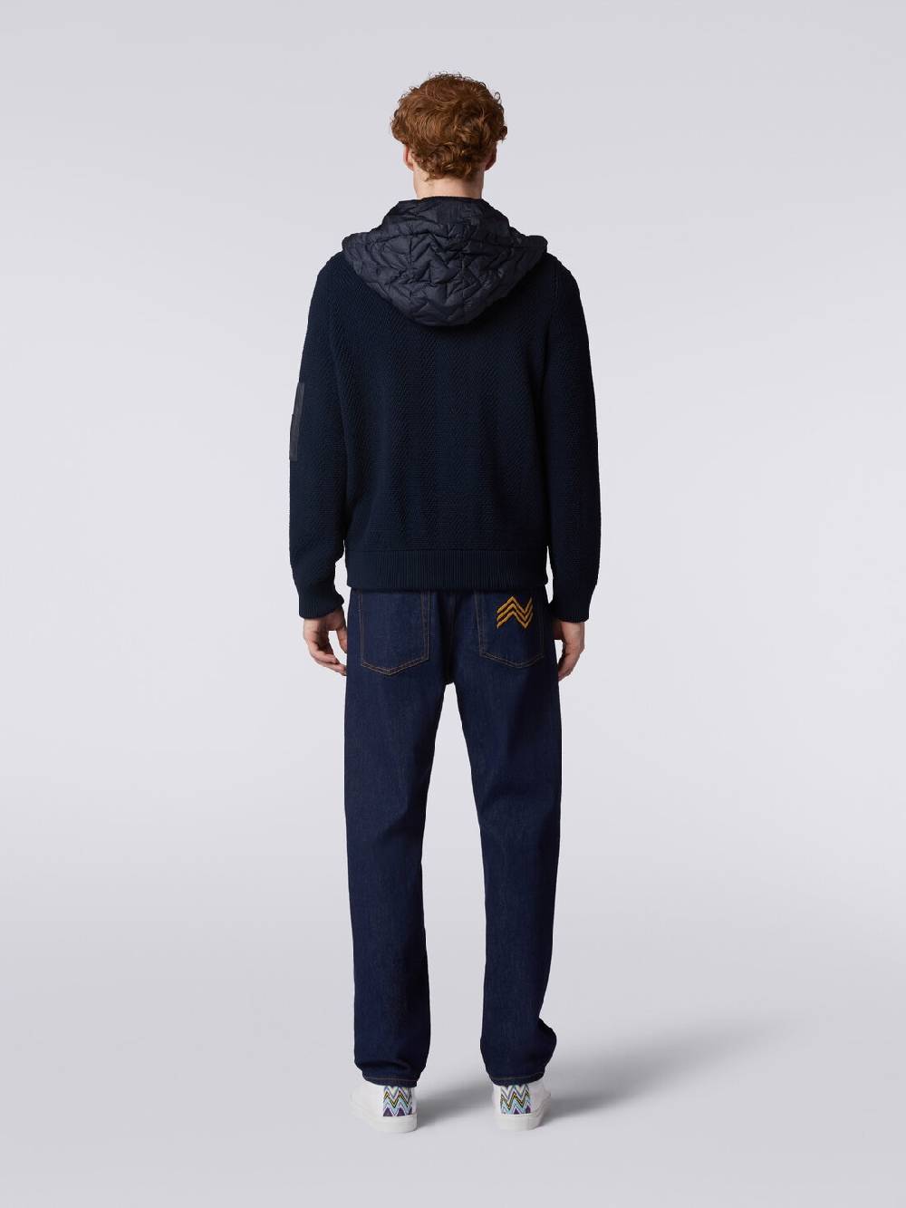 Missoni Piumino in cotone e nylon con cappuccio Moda