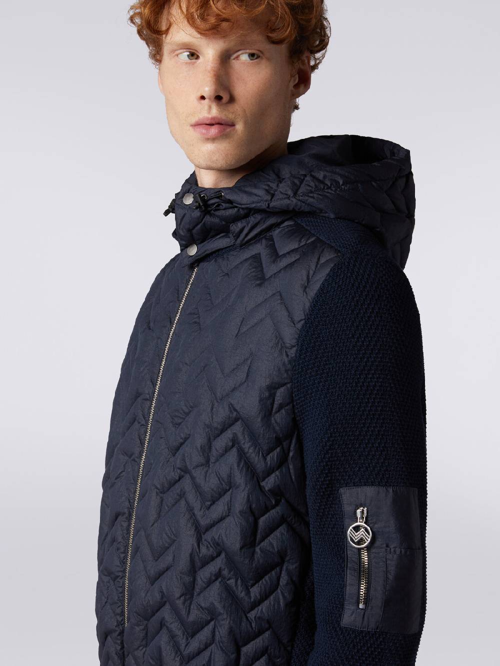 Missoni Piumino in cotone e nylon con cappuccio Moda
