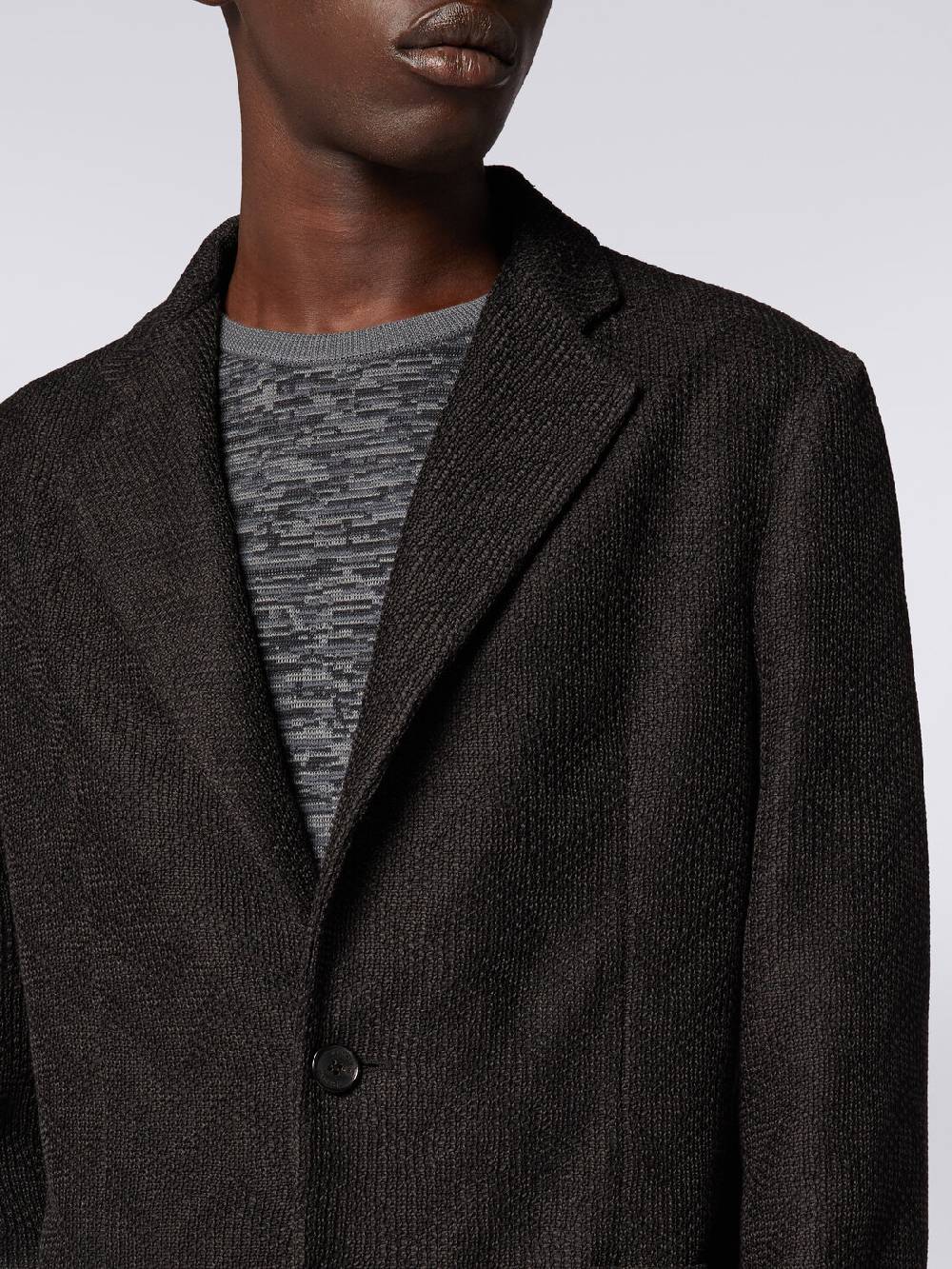 Missoni Blazer monopetto in cotone chevron Offerta Pasqua