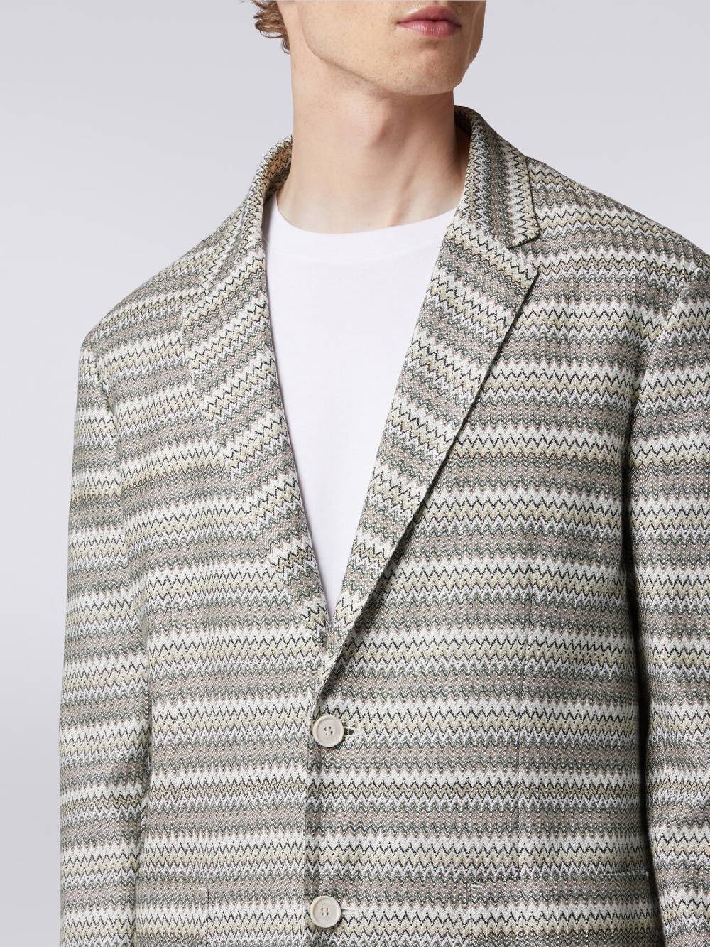 Missoni Giacca in misto viscosa zig zag Offerta Giorno del Papà