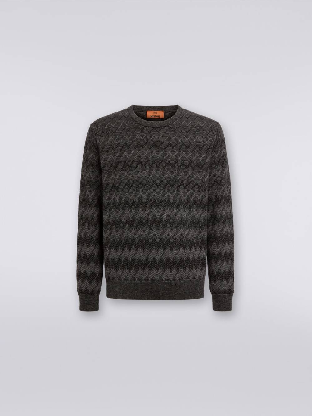 Missoni Pullover girocollo in cachemire con zig zag Smaltimento dello stoccaggio