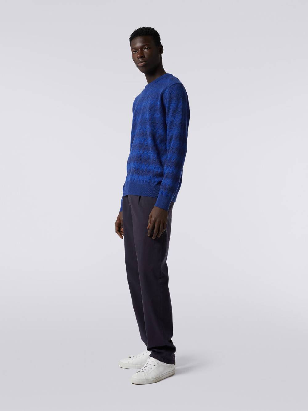 Missoni Pullover girocollo in cachemire con zig zag Latest fashion