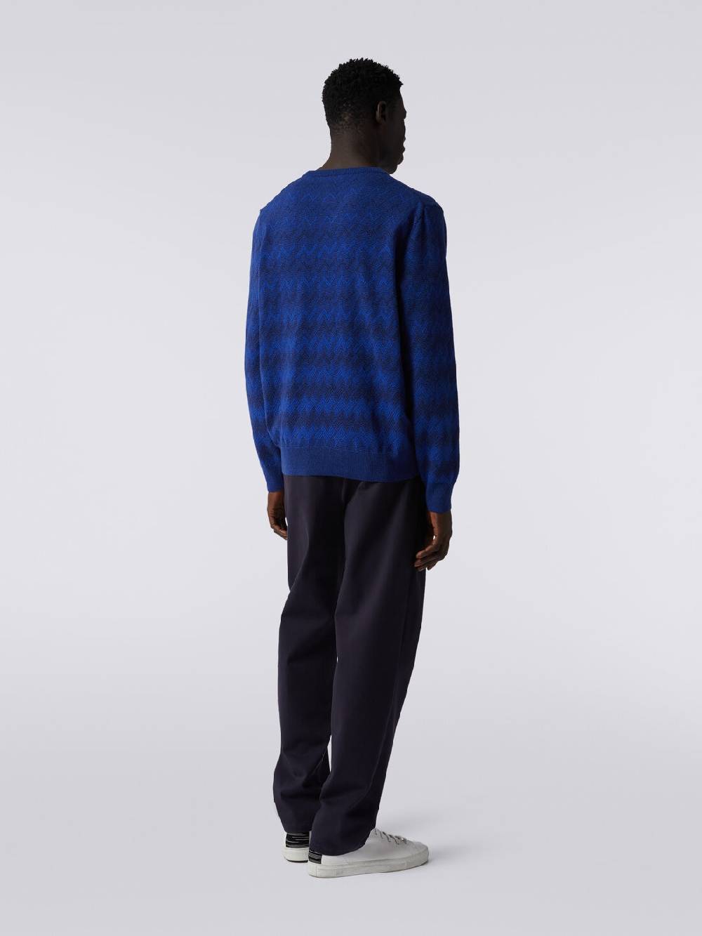 Missoni Pullover girocollo in cachemire con zig zag Latest fashion