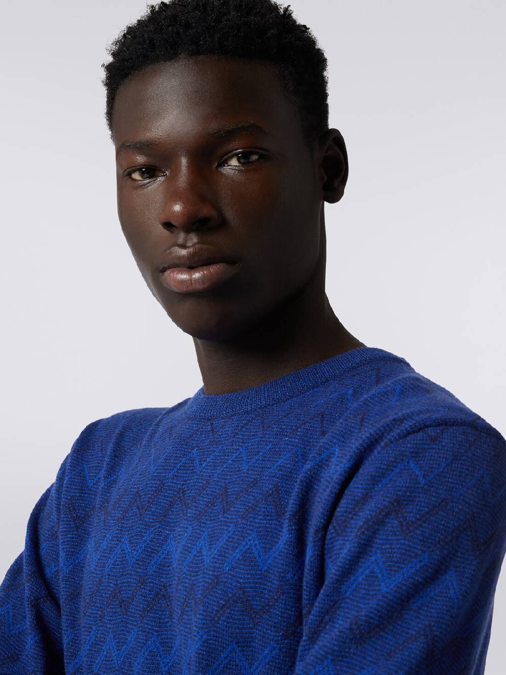 Missoni Pullover girocollo in cachemire con zig zag Latest fashion
