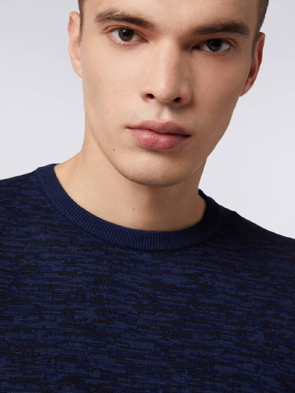 Missoni Maglia girocollo in cotone e lana fiammata Online Outlet