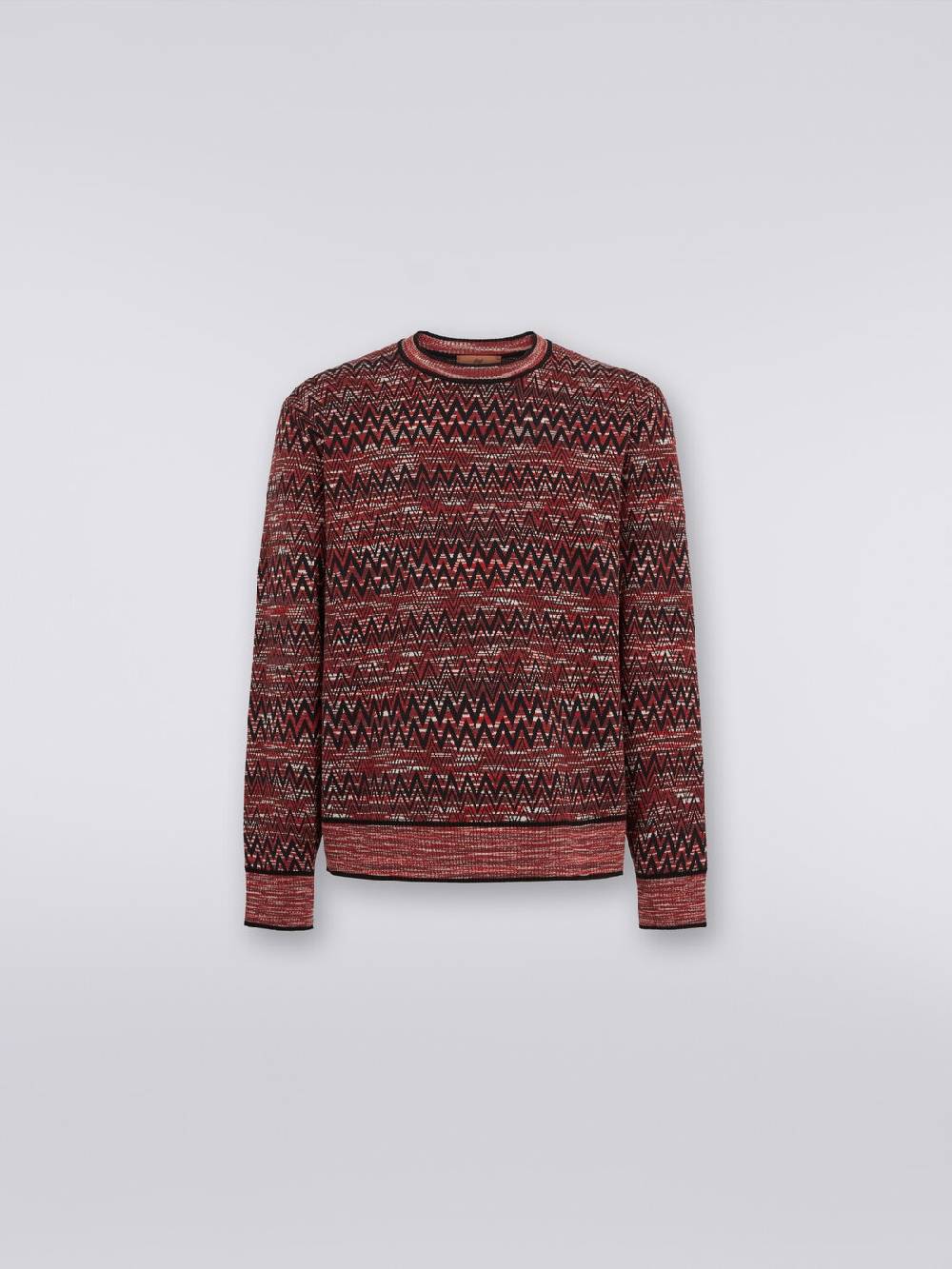 Missoni Maglia girocollo con stampa chevron fiammata Nuovi prodotti