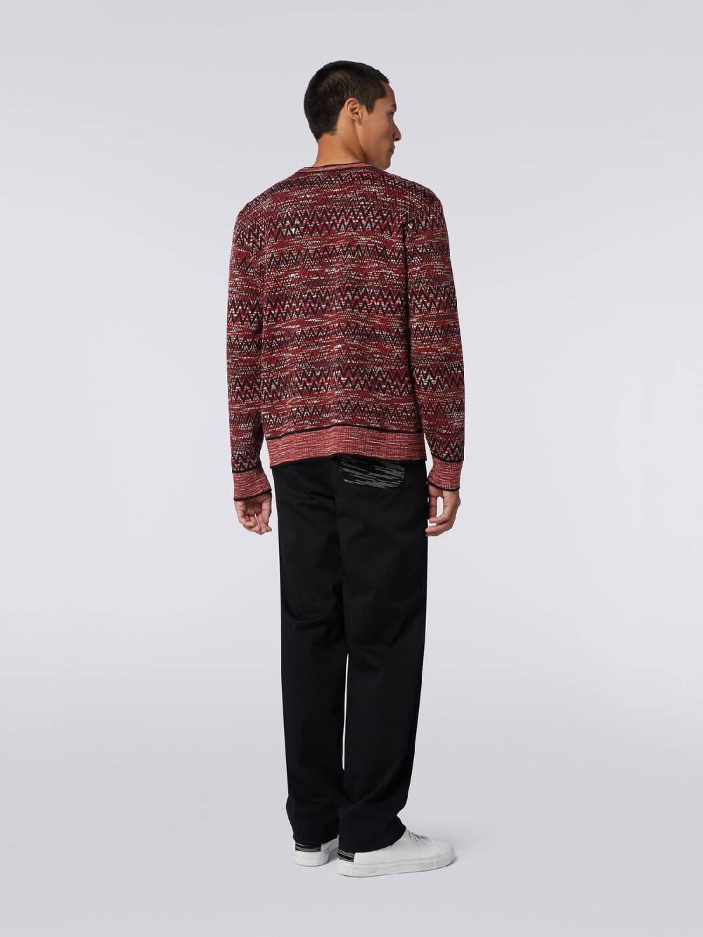 Missoni Maglia girocollo con stampa chevron fiammata Nuovi prodotti
