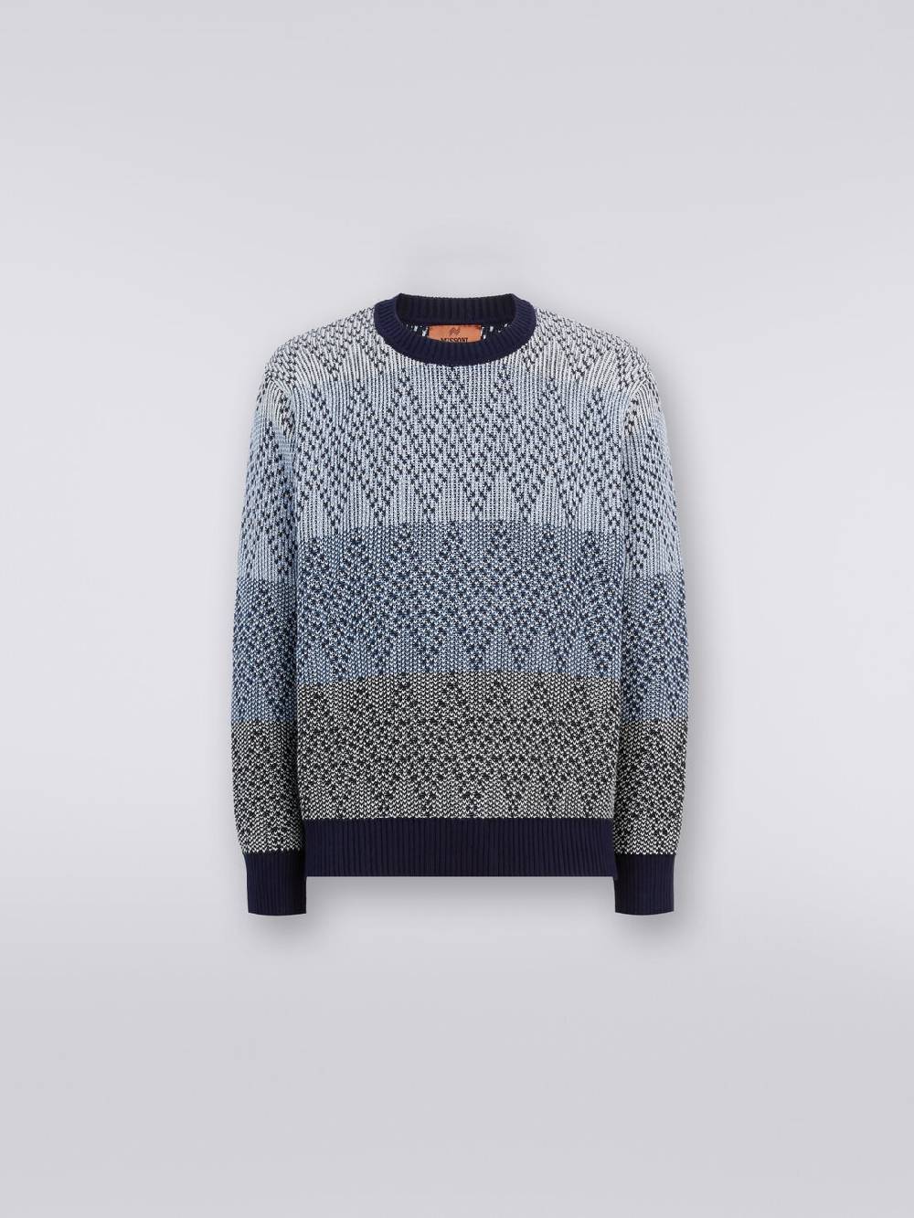 Missoni Pullover girocollo in cotone zig zag Bestseller