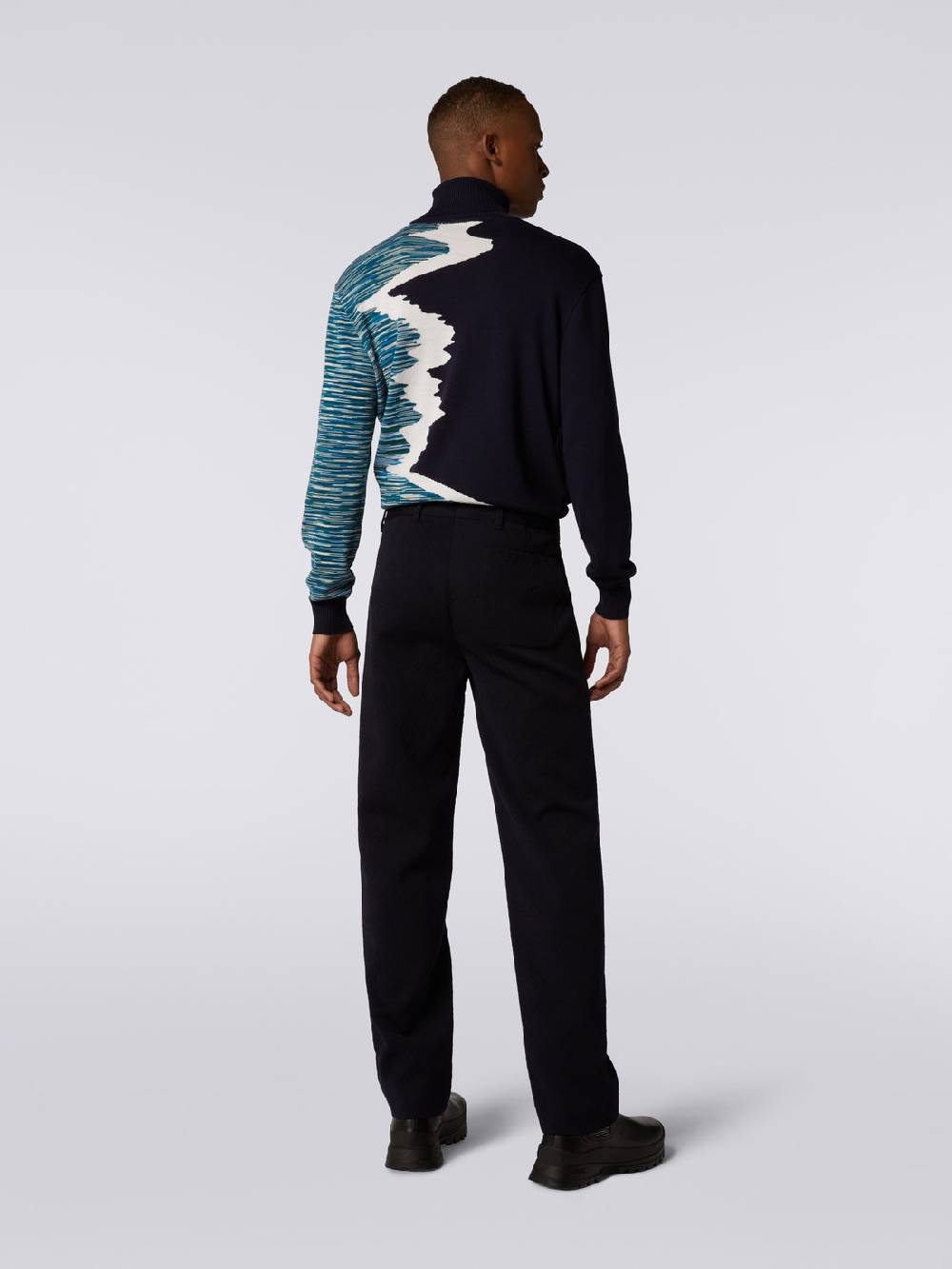 Missoni Pantaloni in misto lana chevron Offerte stagionali