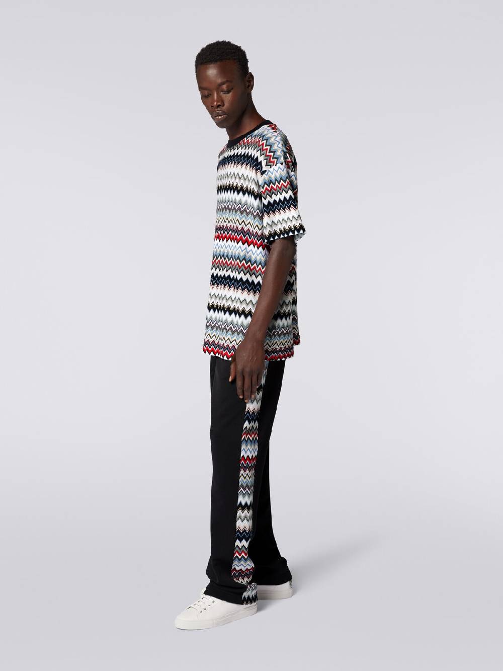 Missoni Joggers in cotone con inserti zig zag Comprane uno, ottenene uno gratis
