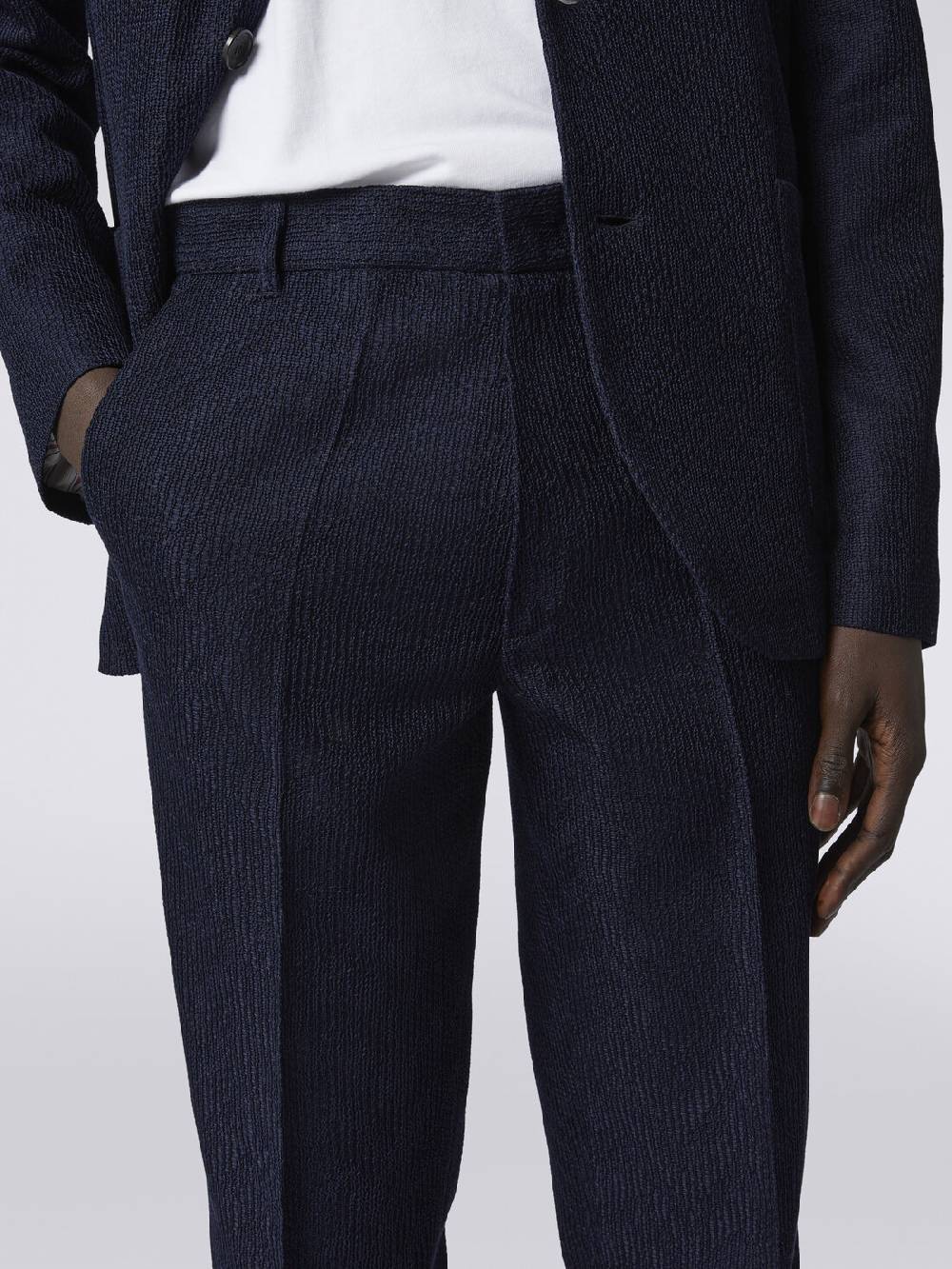 Missoni Pantaloni chino in cotone chevron Enormi risparmi