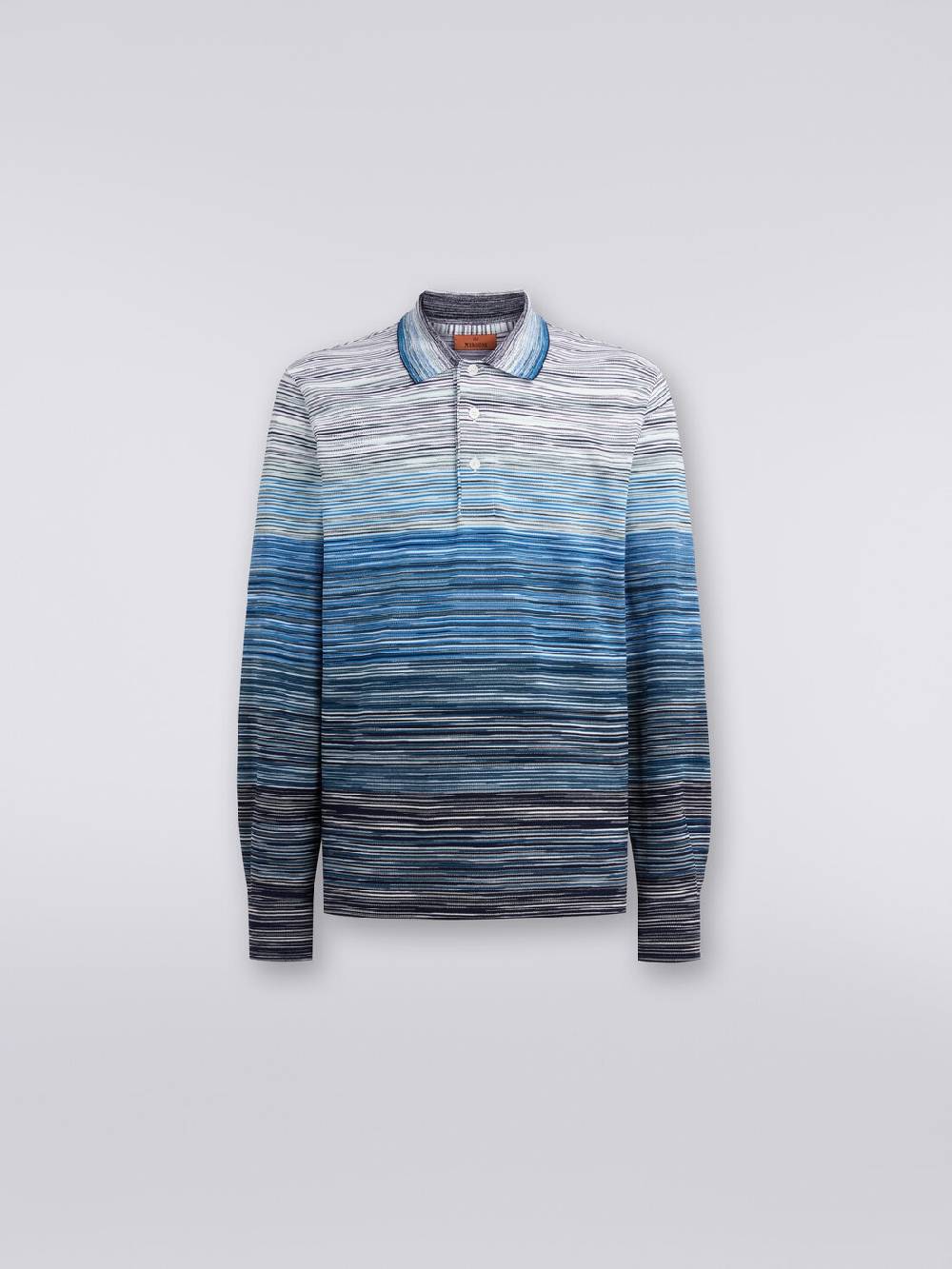 Missoni Polo a maniche lunghe in piquet di cotone fiammato Super Saving Price