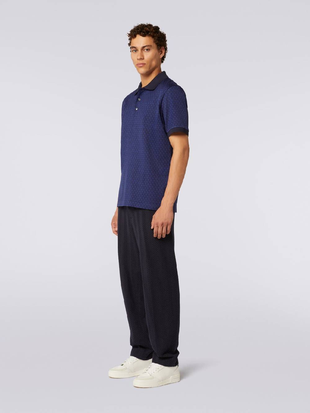 Missoni Polo a maniche corte in cotone ACQUISTA ORA