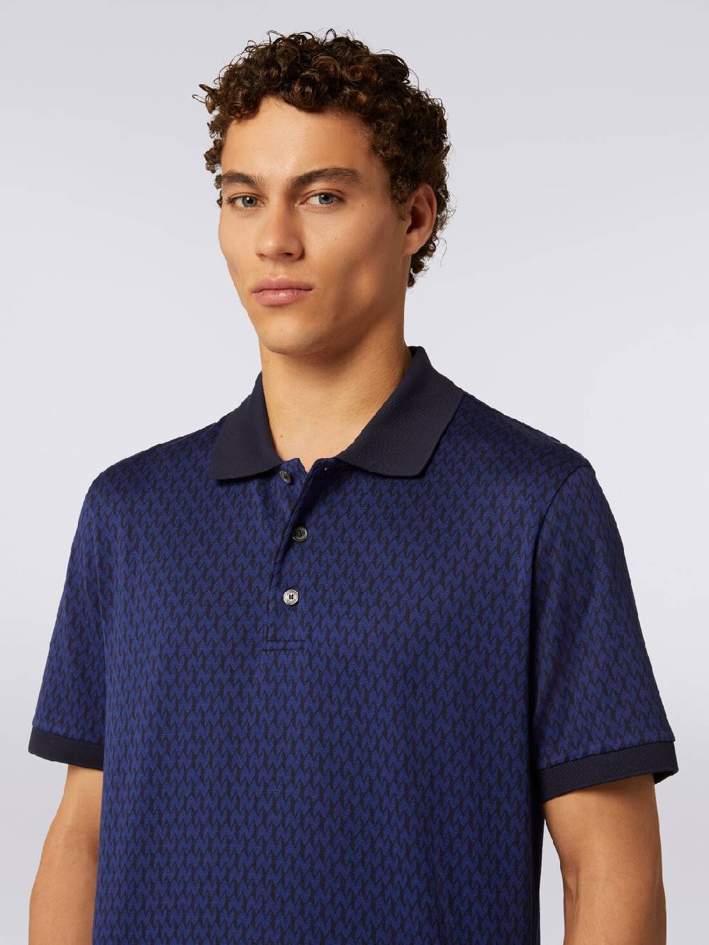 Missoni Polo a maniche corte in cotone ACQUISTA ORA