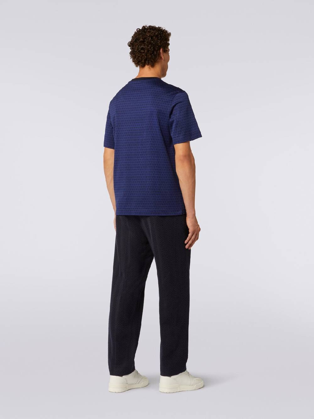 Missoni T-shirt girocollo in cotone con ricami Fino al 60% di sconto
