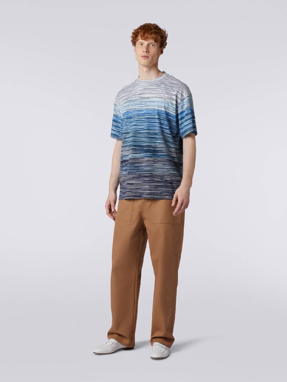 Missoni T-shirt a maniche corte in cotone fiammato Fino al 55% di sconto
