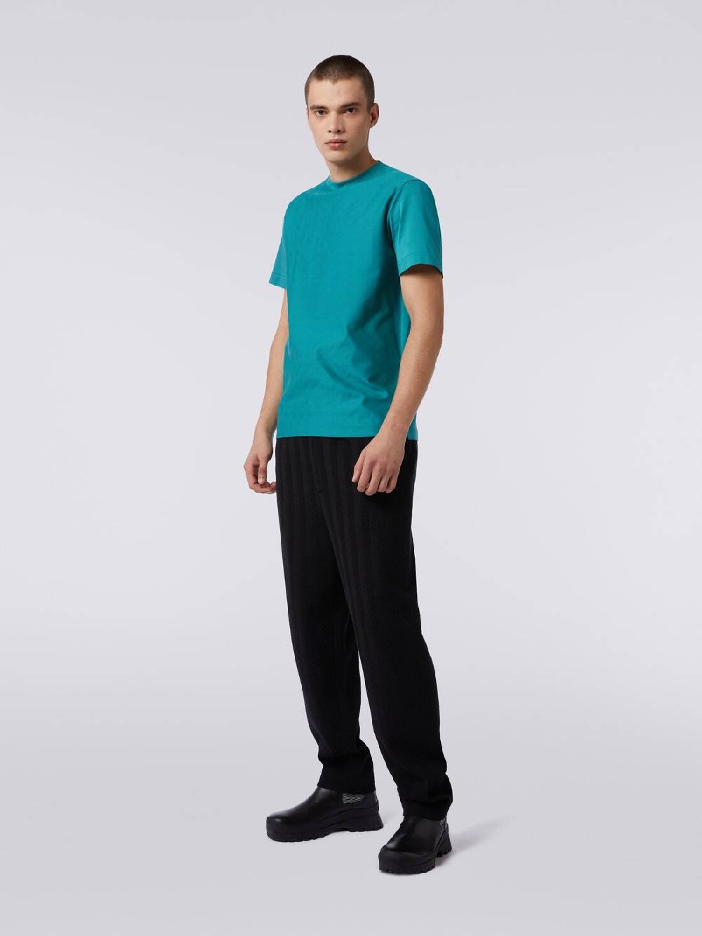 Missoni T-shirt a maniche corte in cotone zig zag Discount Store per i nuovi prodotti