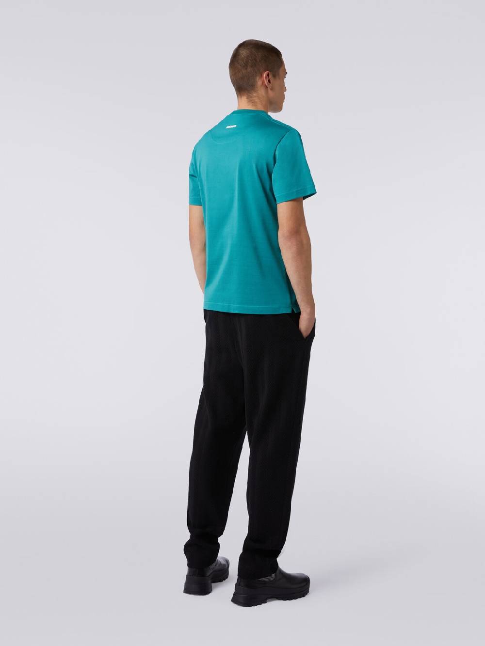 Missoni T-shirt a maniche corte in cotone zig zag Discount Store per i nuovi prodotti