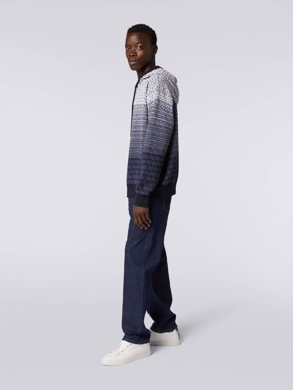 Missoni Felpa in lana e cotone con cappuccio Super sconto