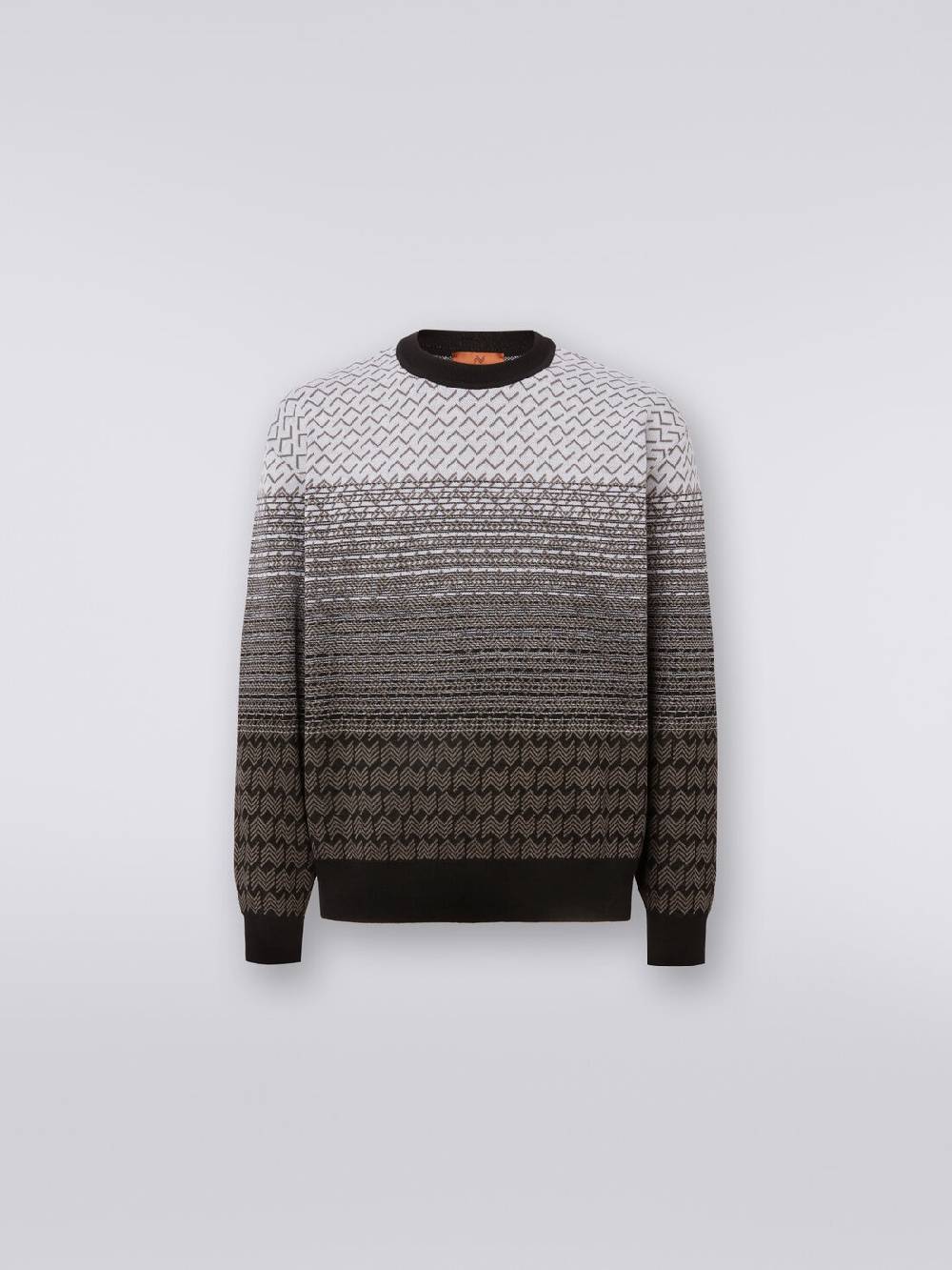 Missoni Pullover girocollo in lana e cotone Enormi sconti