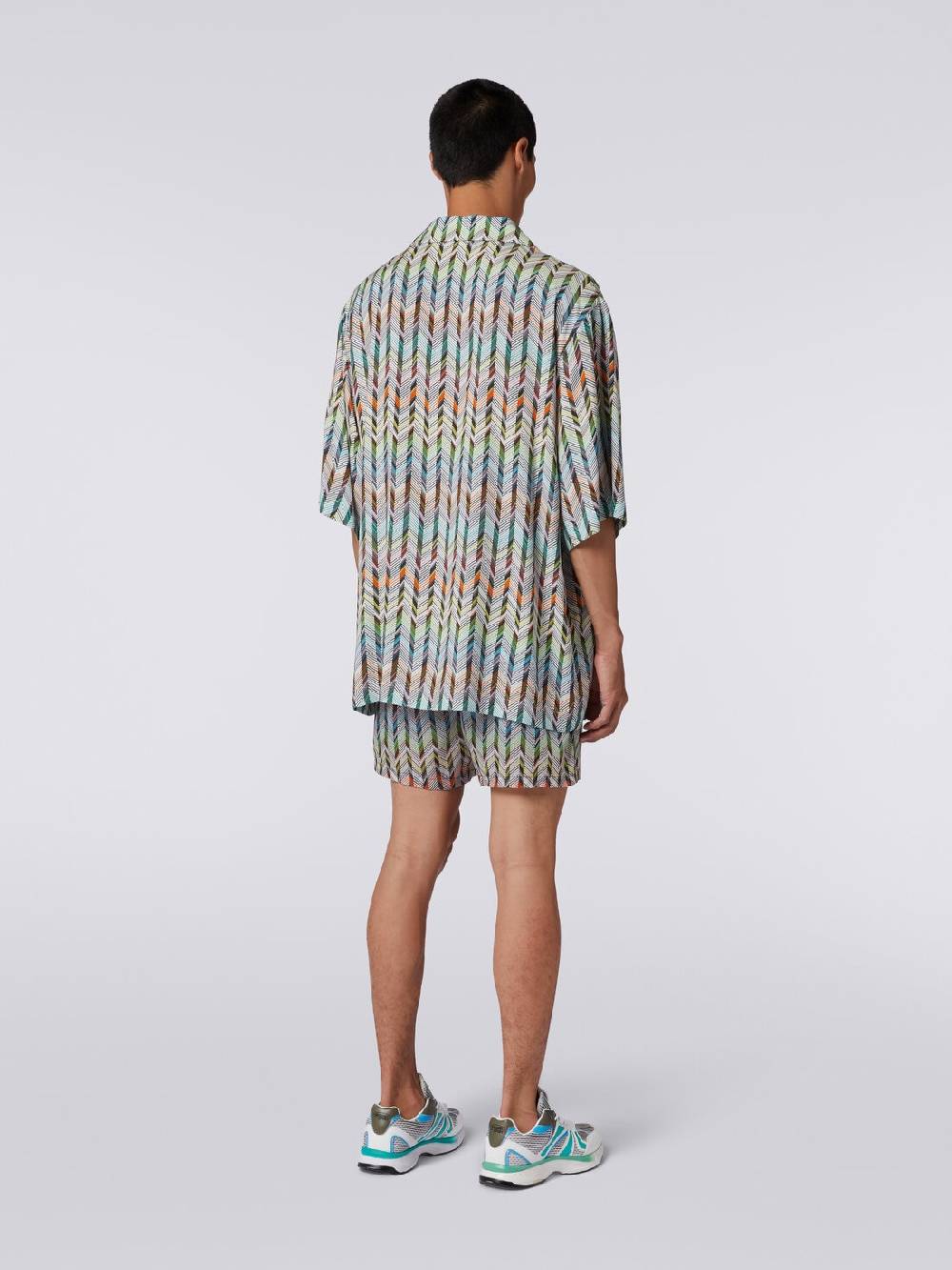 Missoni Camicia da bowling in viscosa stampata con logo 50% di sconto con spedizione gratuita