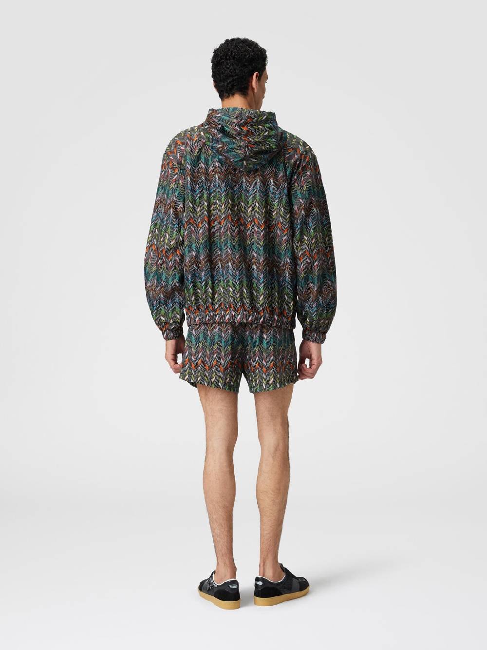 Missoni Giacca a vento in nylon stampato con logo Trasporto libero internazionale
