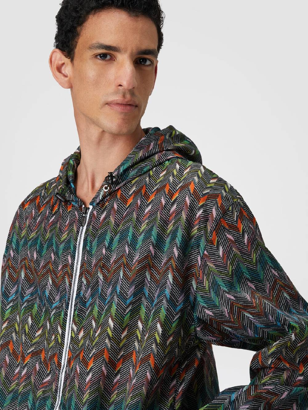Missoni Giacca a vento in nylon stampato con logo Trasporto libero internazionale