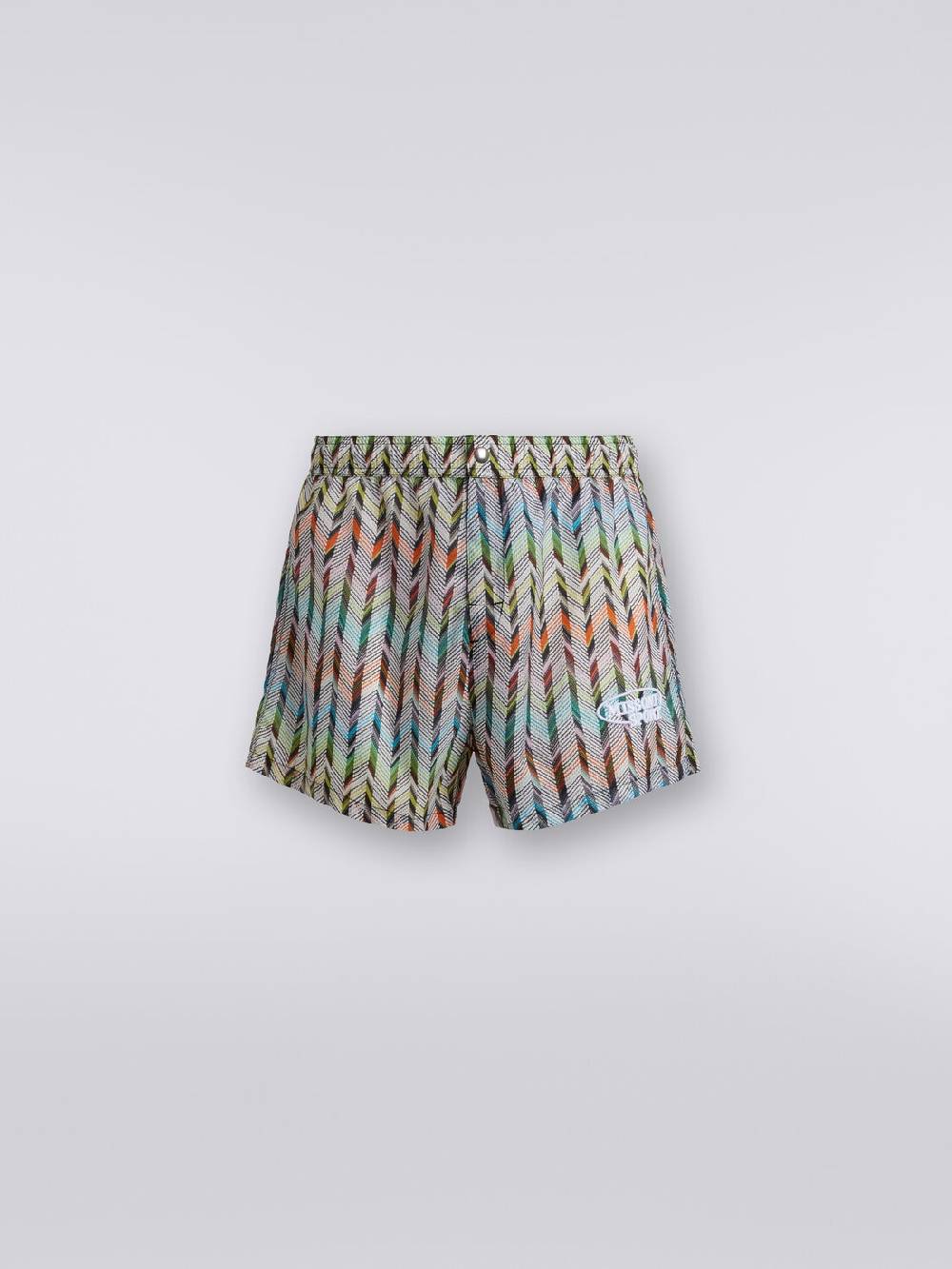 Missoni Boxer mare in nylon stampato con logo Limitato a 3 giorni