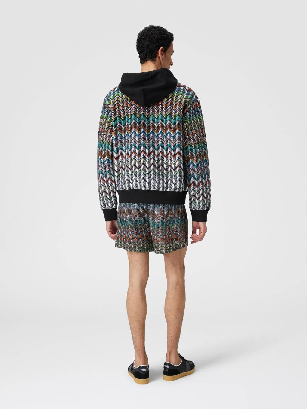 Missoni Felpa con cappuccio in maglia zig zag Sconti questo mese