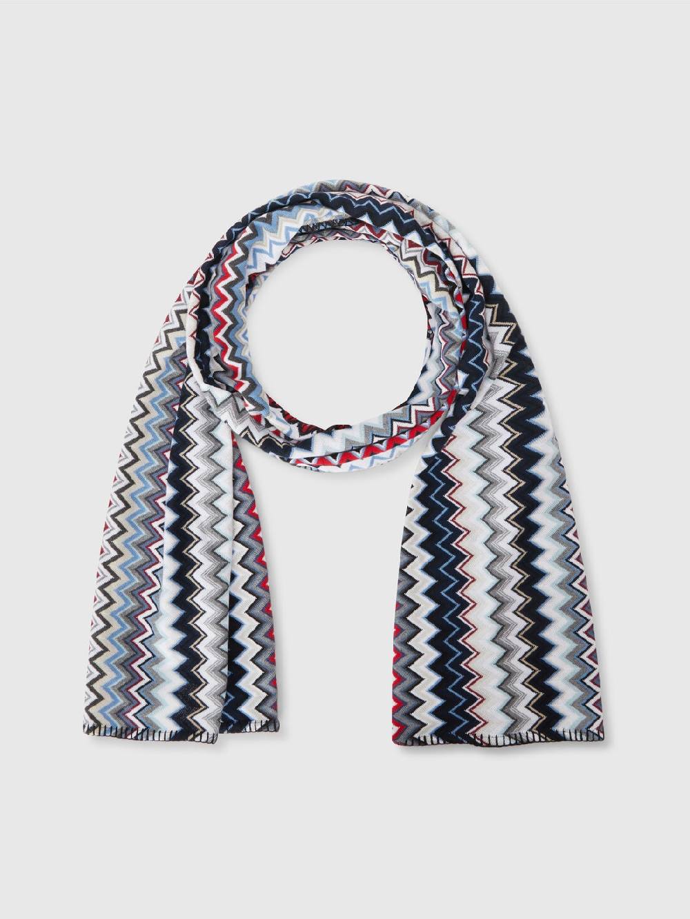 Missoni Sciarpa in maglia di cotone chevron Promozione Limitata
