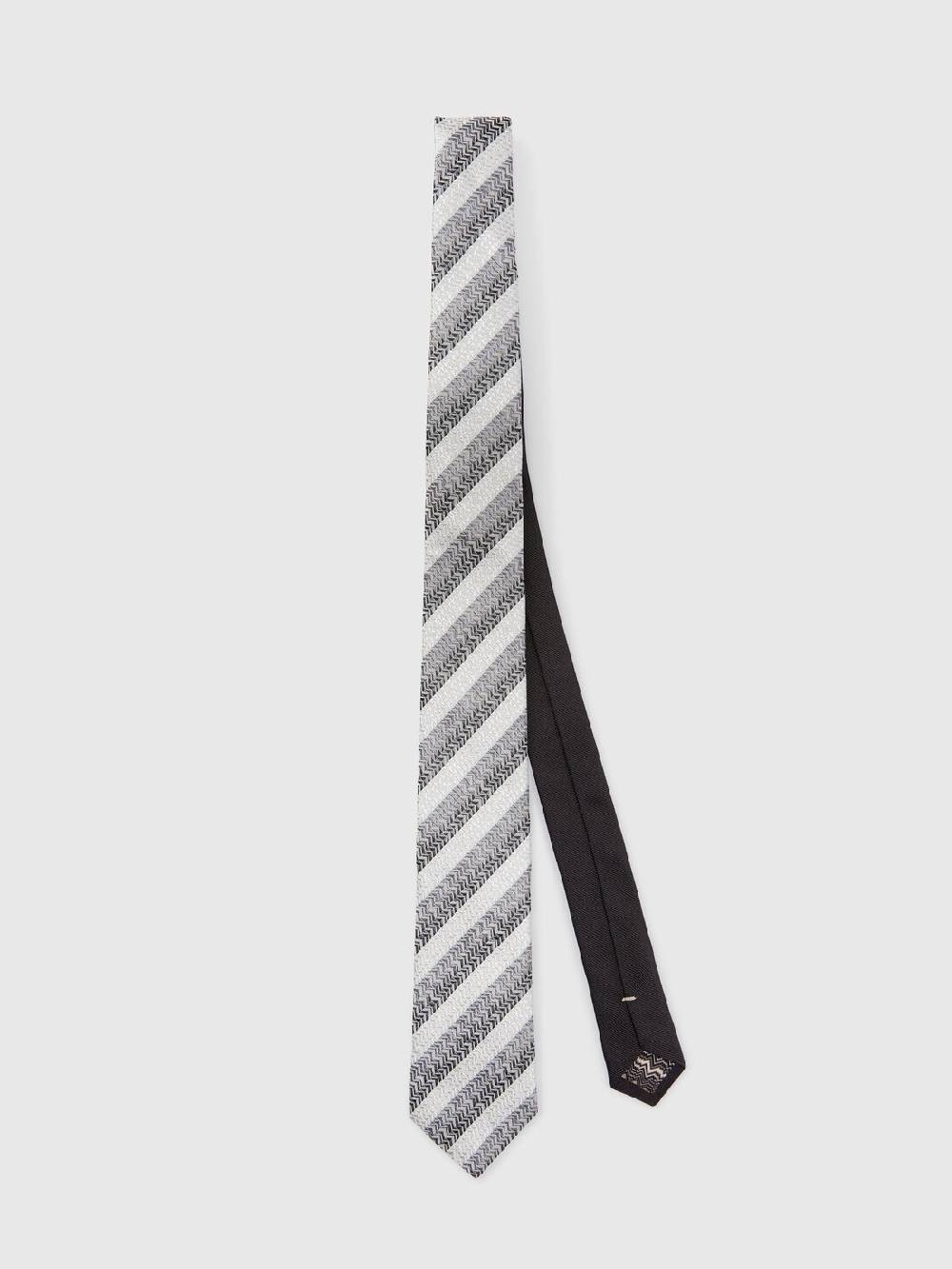 Missoni Cravatta in seta con motivo chevron Affare Del Giorno