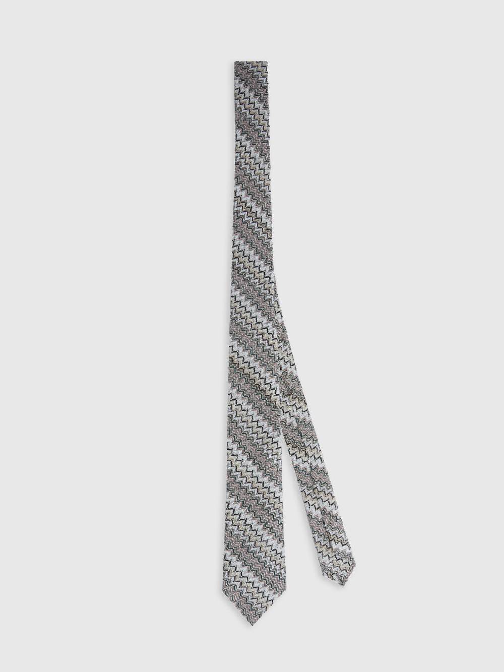 Missoni Cravatta in viscosa e cotone zig zag Sottocosto