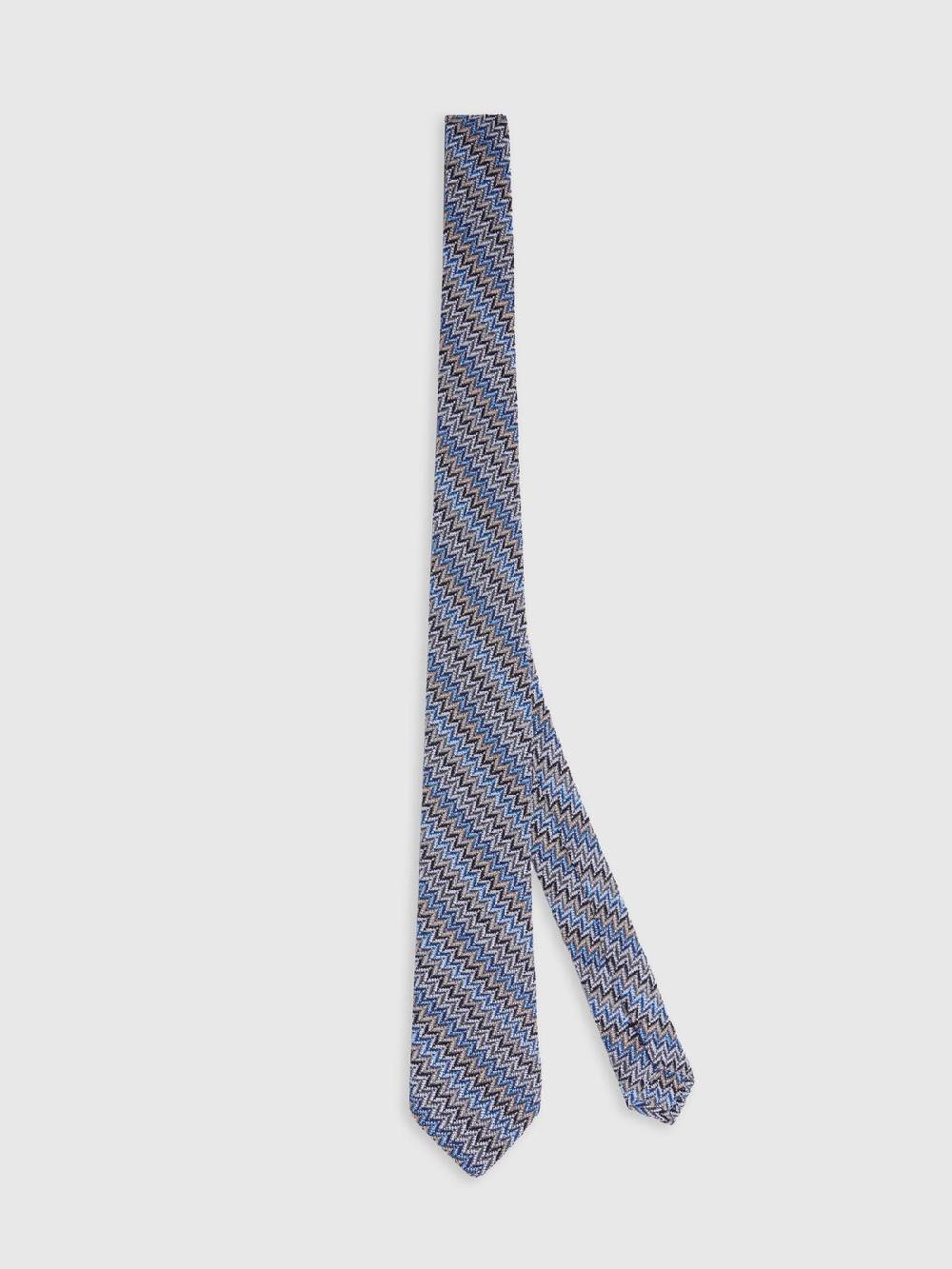 Missoni Cravatta in viscosa e cotone zig zag Convenienza