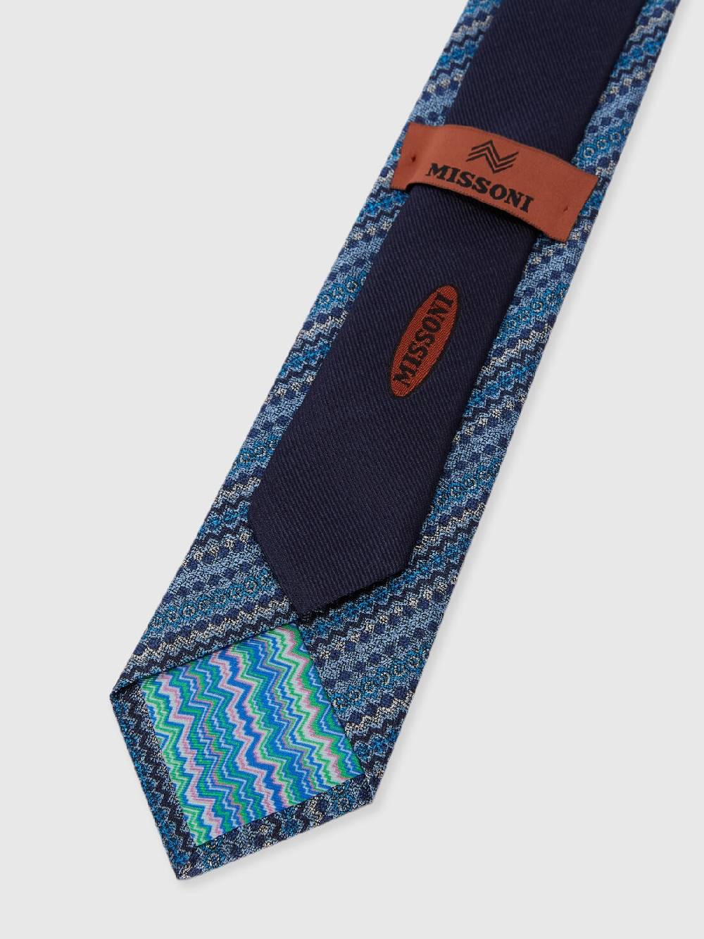 Missoni Cravatta in seta multilavorata Sconto
