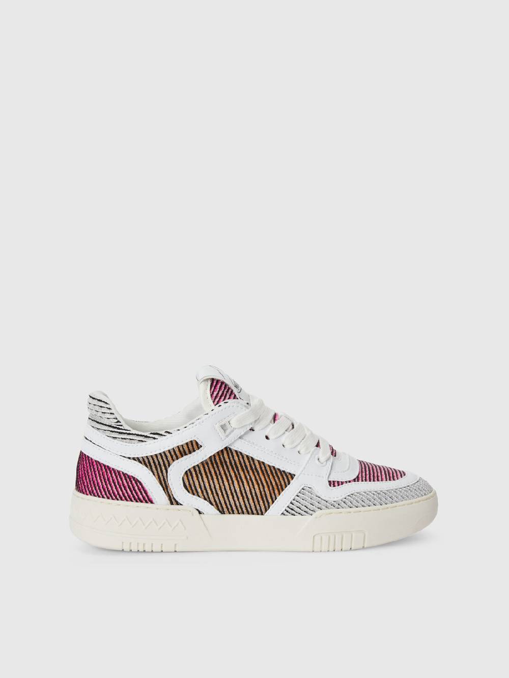Missoni Sneakers con suola di gomma e tomaia in tessuto con inserti In Vendita