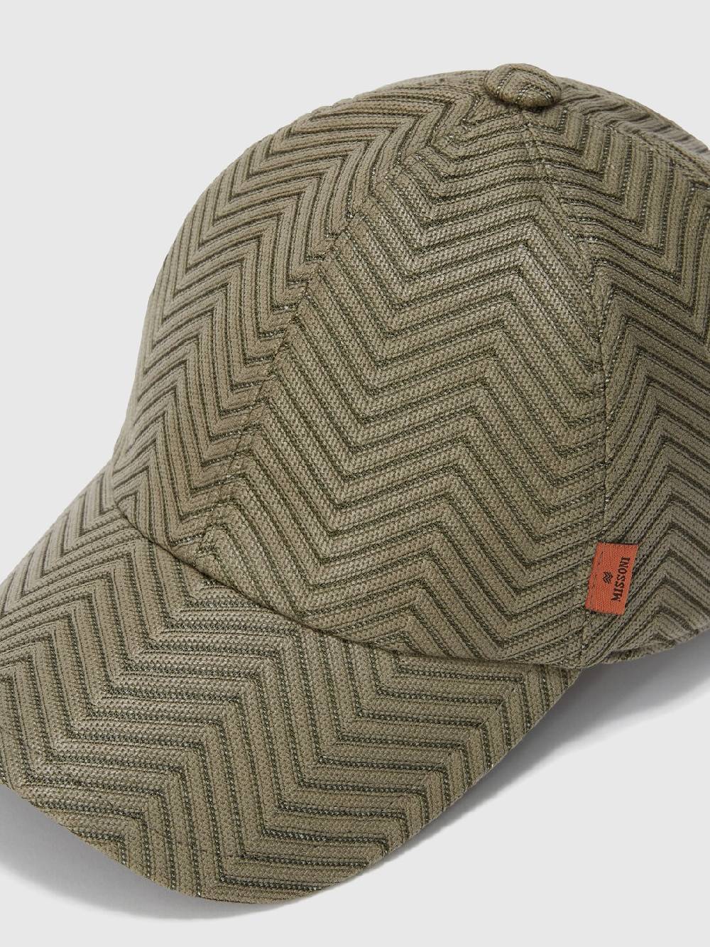 Missoni Capello con visiera in misto lana e viscosa chevron Saldi Di Fabbrica