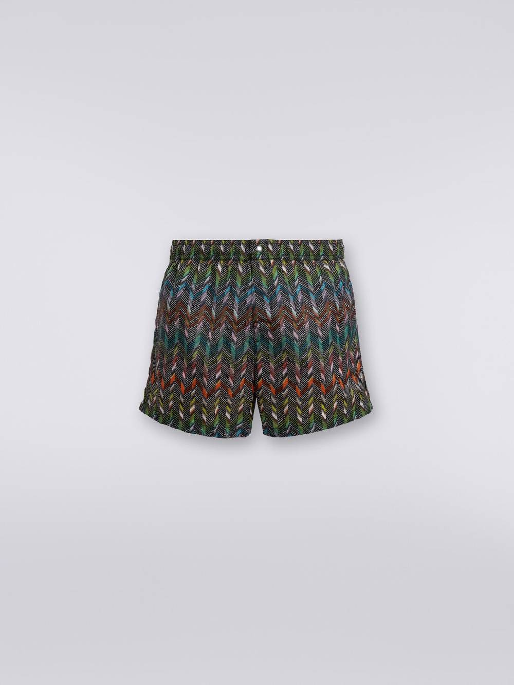 Missoni Boxer mare in nylon stampato con logo In Saldo